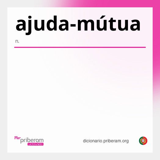 Significado de ajuda-mútua