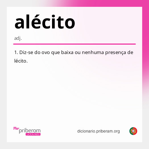 Significado de alécito