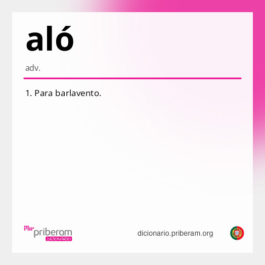 Significado de aló