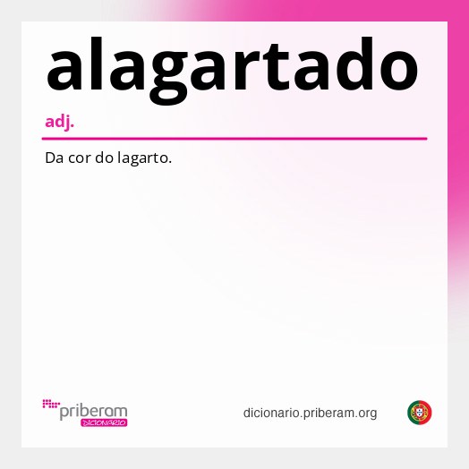Significado de alagartado