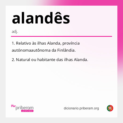 Significado de alandês