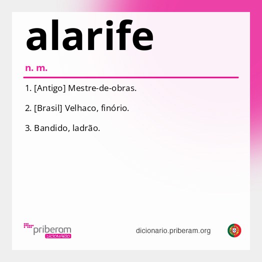 Significado de alarife
