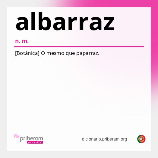 Significado de albarraz