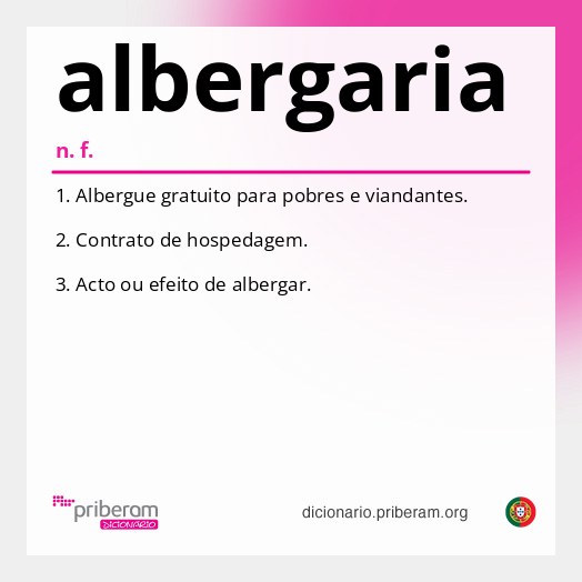 Significado de albergaria