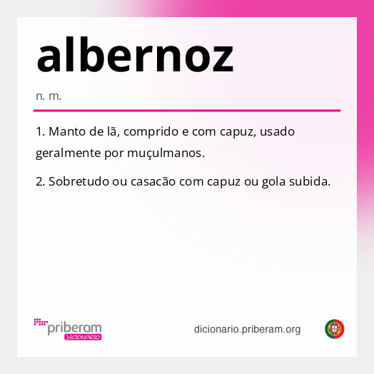 Significado de albernoz