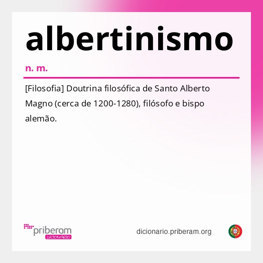 Significado de albertinismo