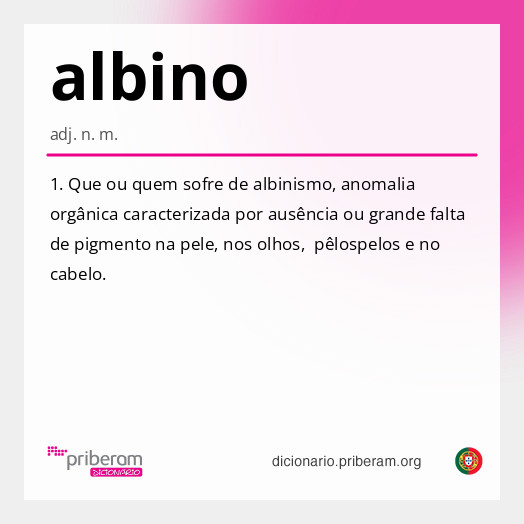 Significado de albino