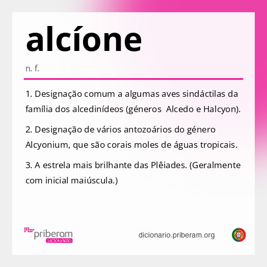 Significado de alcíone