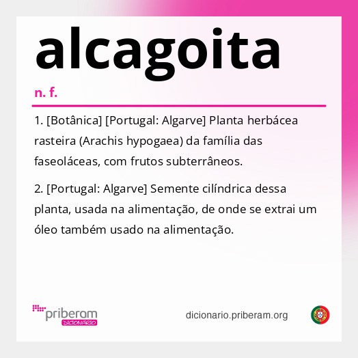 Significado de alcagoita