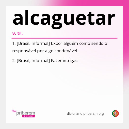 Significado de alcaguetar