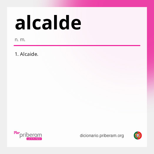 Significado de alcalde