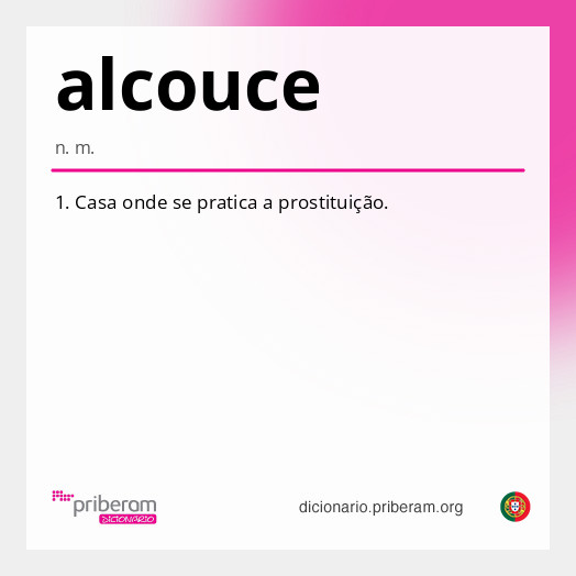 Significado de alcouce