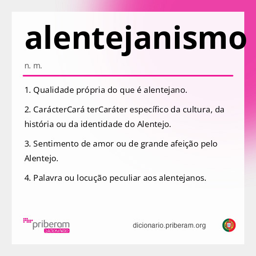 Significado de alentejanismo
