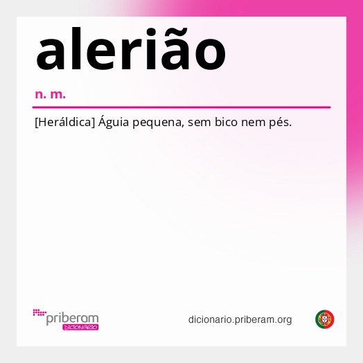 Significado de alerião