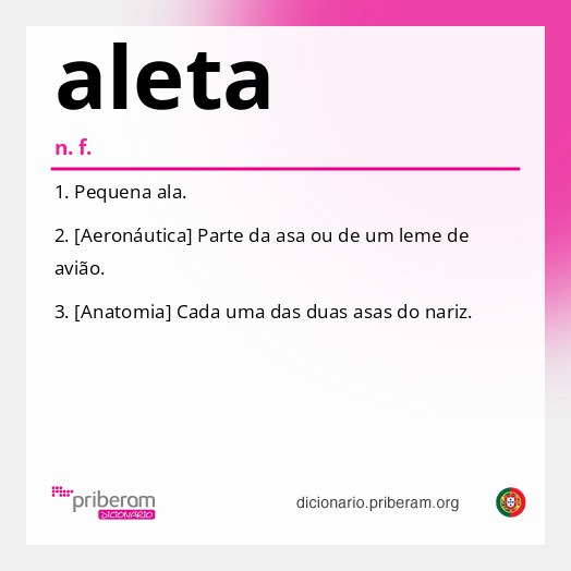 Significado de aleta