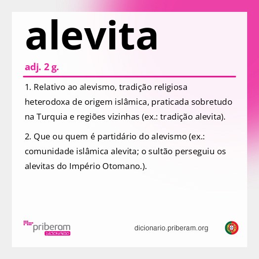 Significado de alevita