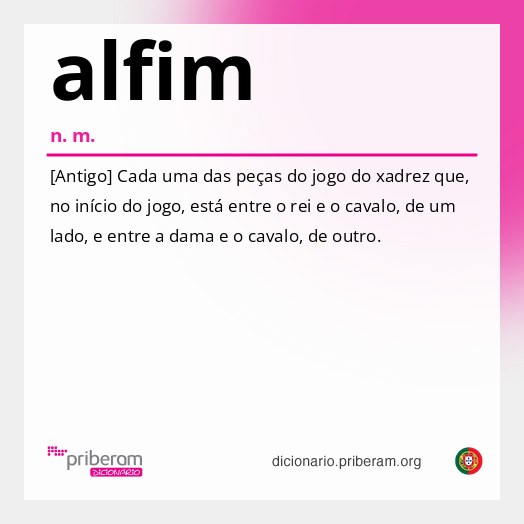 Significado de alfim