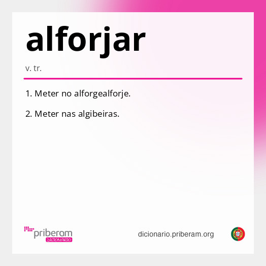 Significado de alforjar