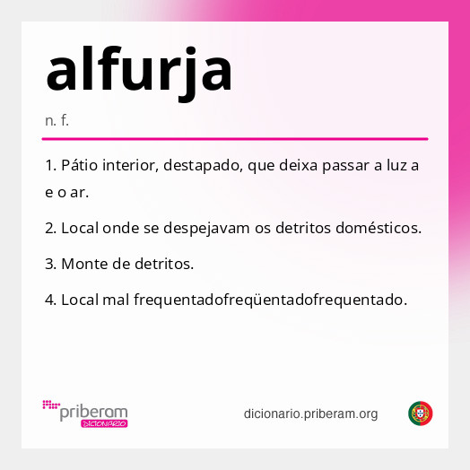 Significado de alfurja