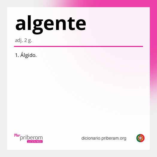 Significado de algente