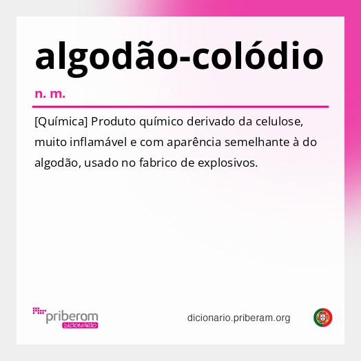 Significado de algodão-colódio