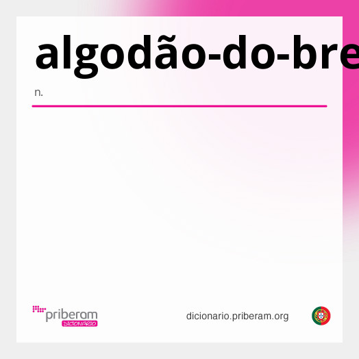 Significado de algodão-do-brejo
