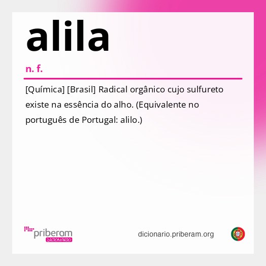 Significado de alila