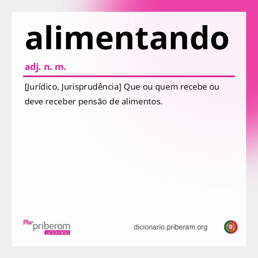 Significado de alimentando