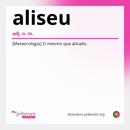 Significado de aliseu