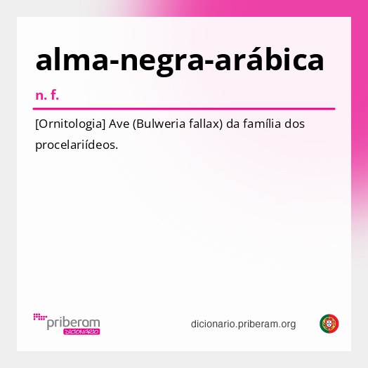 Significado de alma-negra-arábica