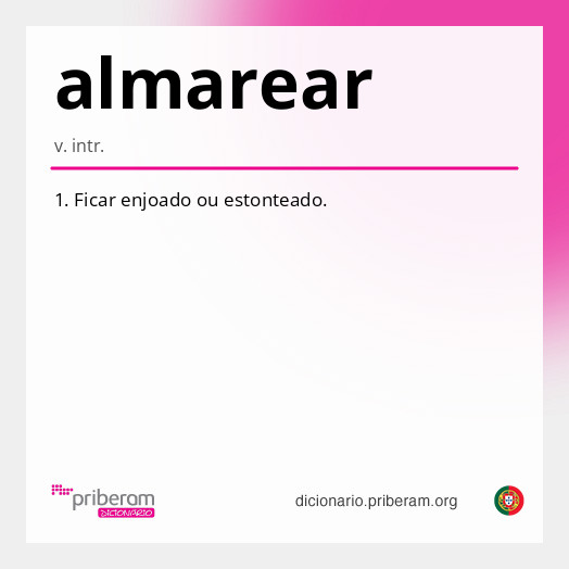 Significado de almarear