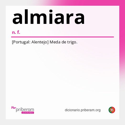 Significado de almiara