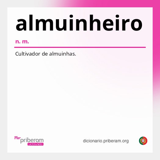 Significado de almuinheiro
