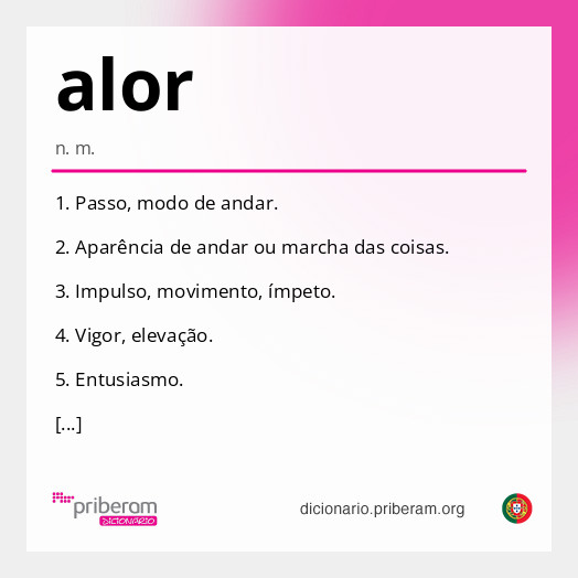 Significado de alor