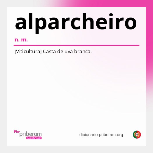 Significado de alparcheiro