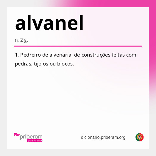 Significado de alvanel