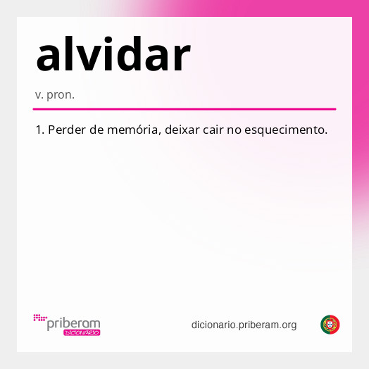Significado de alvidar
