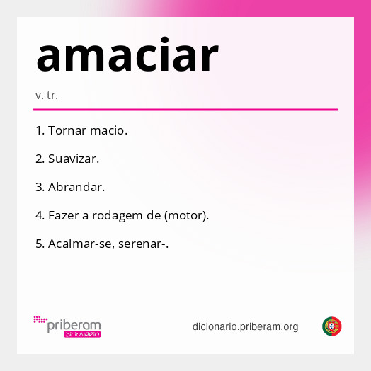 Significado de amaciar