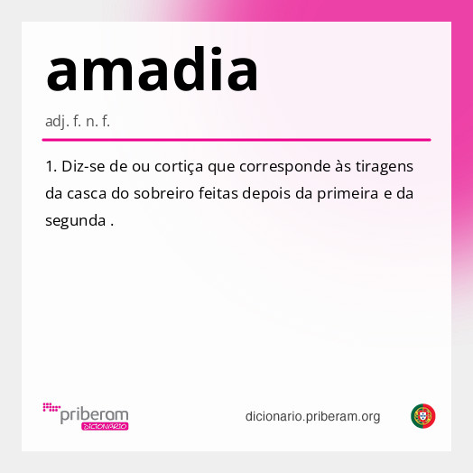 Significado de amadia
