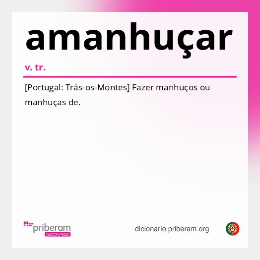 Significado de amanhuçar