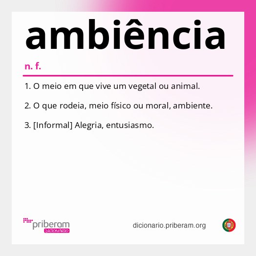 Significado de ambiência