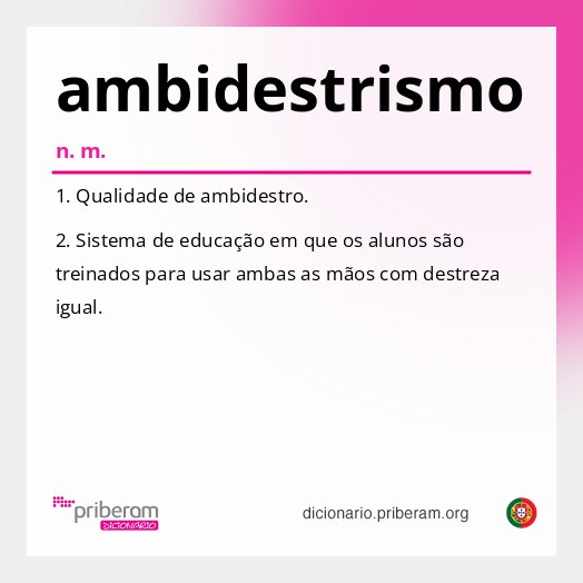 Significado de ambidestrismo