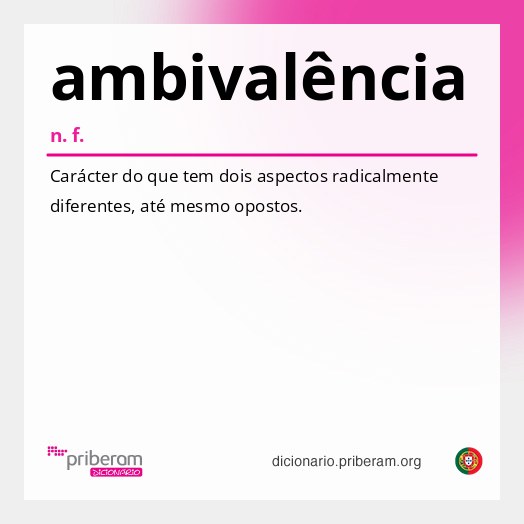 Significado de ambivalência