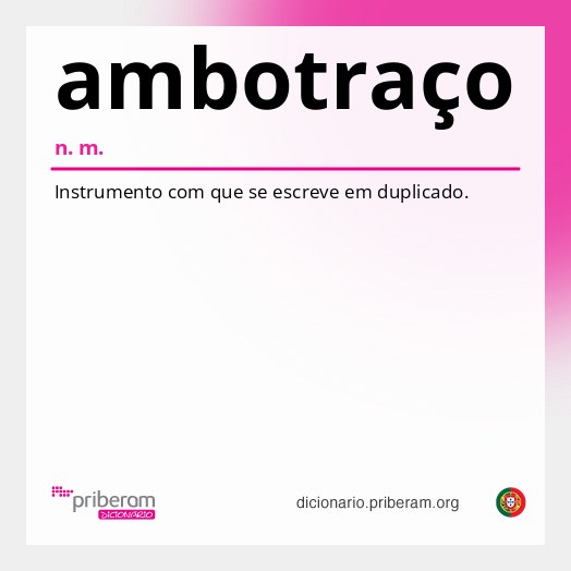 Significado de ambotraço