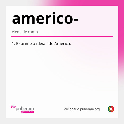 Significado de americo-