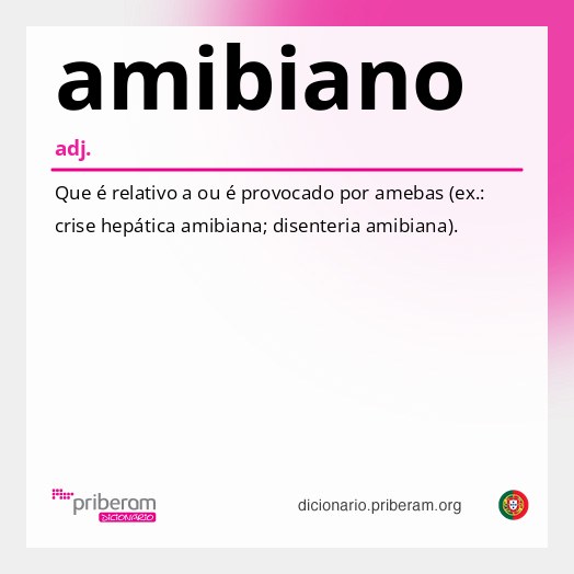 Significado de amibiano