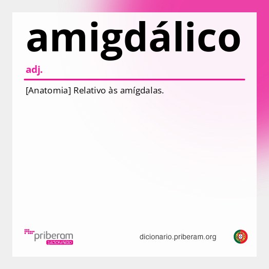 Significado de amigdálico