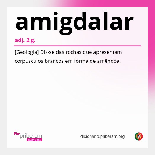 Significado de amigdalar