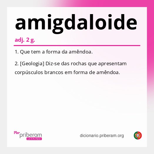Significado de amigdaloide