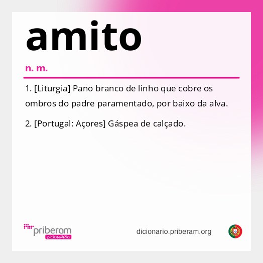 Significado de amito